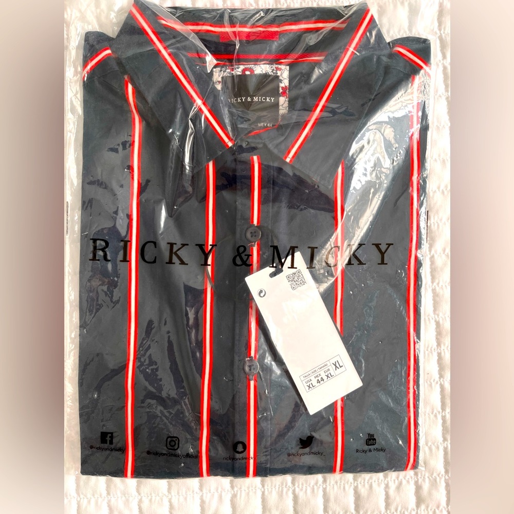 Ricky & Micky button down shirt. brand new, never been worn or even tried on. XL